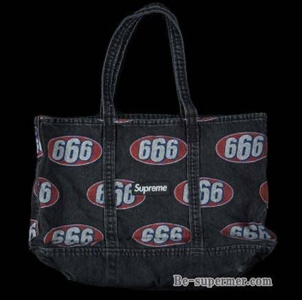 Supreme シュプリーム 17SS 666 Denim Tote トリプルシックス デニム