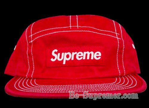Supreme シュプリーム 18SS Contrast Stitch Camp Cap コントラスト