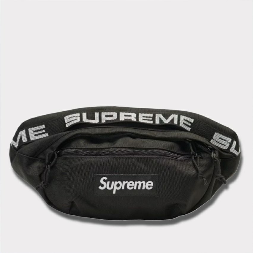  Supreme シュプリーム 18SS Cordura Ripstop Nylon Waist bag コーデュラリップストップナイロンウエストバッグ ブラック