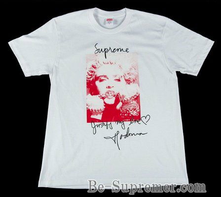 Supreme シュプリーム 18FW Madonna Tee マドンナTシャツ ホワイト 