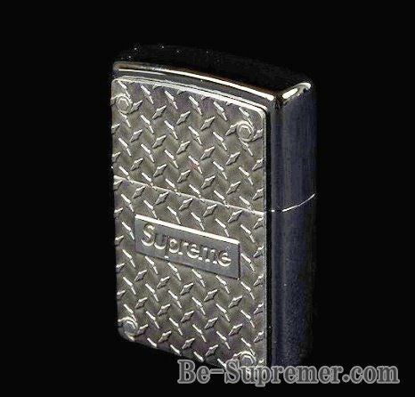 Supreme シュプリーム 19SS Diamond Plate Zippo Metal ダイヤモンド 
