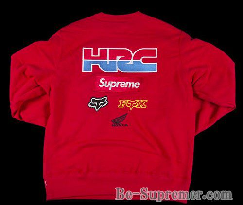 Supreme シュプリーム 19FW Honda Fox Racing Crewneck ホンダ 