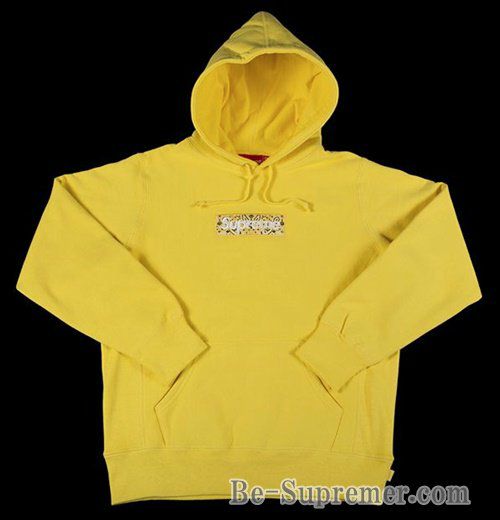 Supreme シュプリーム 19FW Bandana Box Logo Hooded Sweatshirt