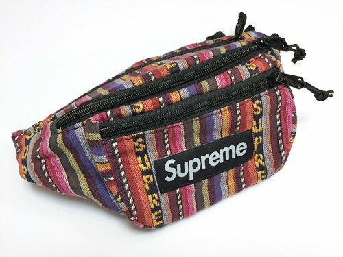 D*3様 Supreme 20ss Woven Stripe Waist Bag Supreme シュプリーム 20SS Woven Stripe Waist Bag ウォーブン