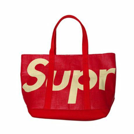 【最終価格】Supreme Raffia Tote Bagラフィア トートバッグ Supreme シュプリーム 20SS Raffia Tote Bag ラフィアトートバッグ