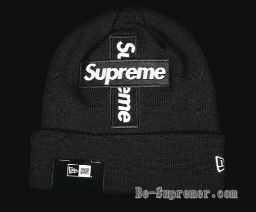 Supremeクロスボックスロゴビーニー　ニット帽　袋付き　新品　正規品 Supreme New Era® Cross Box Logo Beanie 