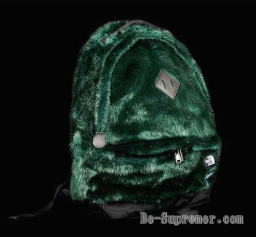 THE NORTH FACE 、Supreme ダークグリーン ファーリュック Supreme シュプリーム 20FW The North Face Faux Fur Backpack ノース
