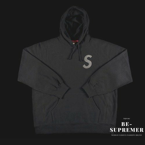 シュプリーム　supreme パーカー　スワロフスキー　ラメ　ブラック　M Supreme（シュプリーム） シュプリーム×スワロフスキー Supreme