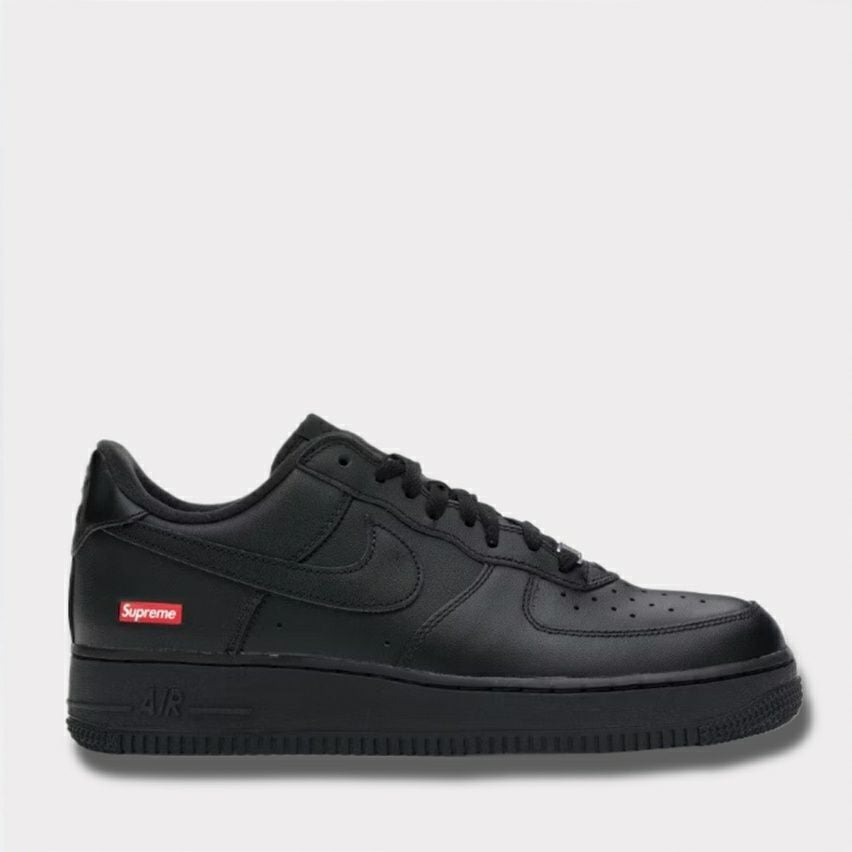 【24.0cm～30.5cm】Supreme Nike Air Force 1 Low シュプリーム ナイキエアフォース１スニーカー シューズ ブラック