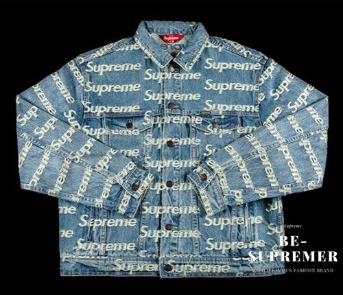 Supreme Frayed Logos Denim Trucker Jacket シュプリーム フレイド
