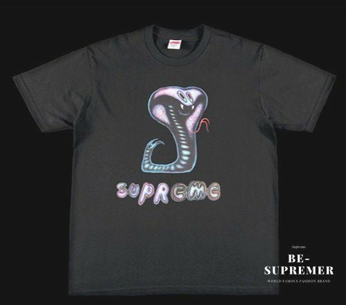 Supreme ヘビ柄 Tシャツ S Supreme シュプリーム 21SS Snake tee スネークTシャツ ブラック