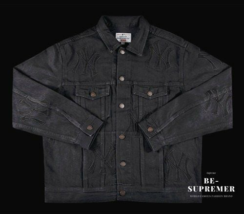Supreme シュプリーム 21FW New York Yankees Denim Trucker Jacket