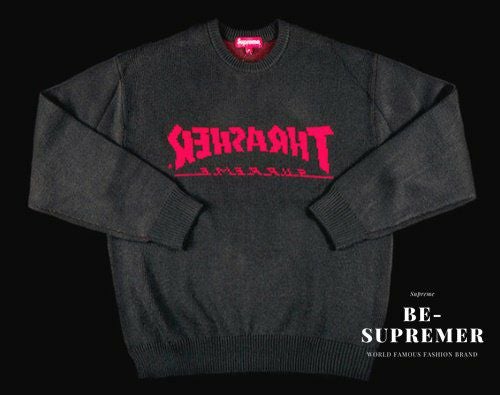 Supreme Thrasher Sweater ブラック 21aw Supreme シュプリーム 21FW Thrasher Sweater スラッシャーセーター
