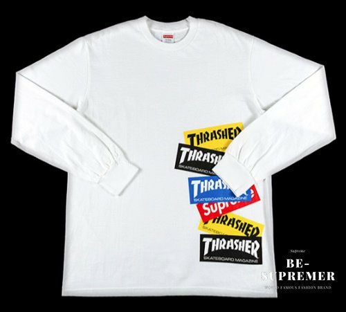 Supreme シュプリーム 21FW Thrasher Multi Logo L/S Tee スラッシャー