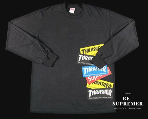 Supreme シュプリーム 21FW Thrasher Multi Logo L/S Tee スラッシャー