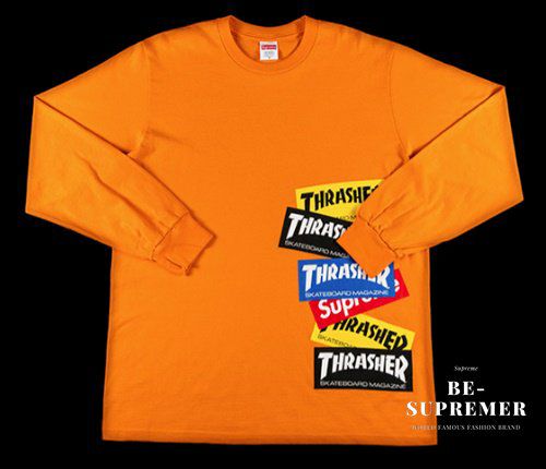 Supreme シュプリーム 21FW Thrasher Multi Logo L/S Tee スラッシャー