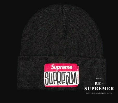 Supreme シュプリーム 21FW Gonz Nametag Beanie ゴンズネームタグ