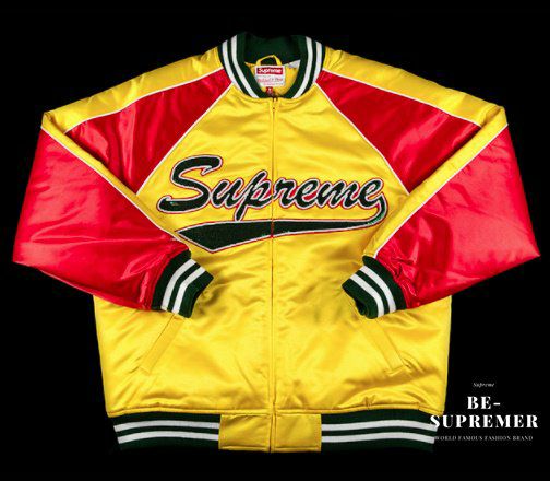 Supreme シュプリーム 21FW Mitchell & Ness Sequin Logo Varsity