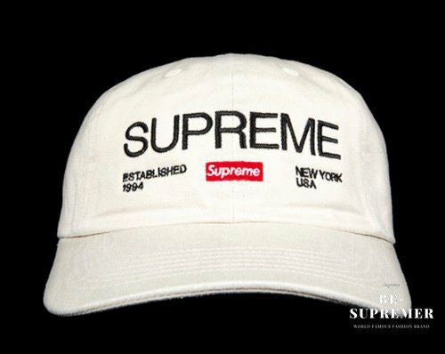 Supreme 21FW Est.1994 キャップ　ホワイト Buy Supreme Est. 1994 6-Panel 'Stone' - FW21H131 STONE | GOAT