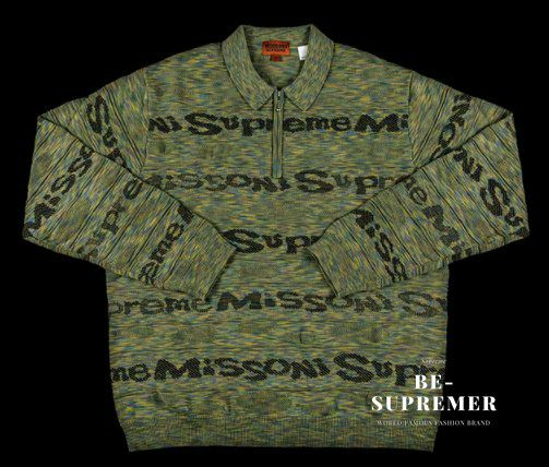 Supreme シュプリーム 21FW Missoni Zip L/S Polo ミッソーニジップ Supreme シュプリーム 21FW Missoni Zip L/S Polo ミッソーニジップ