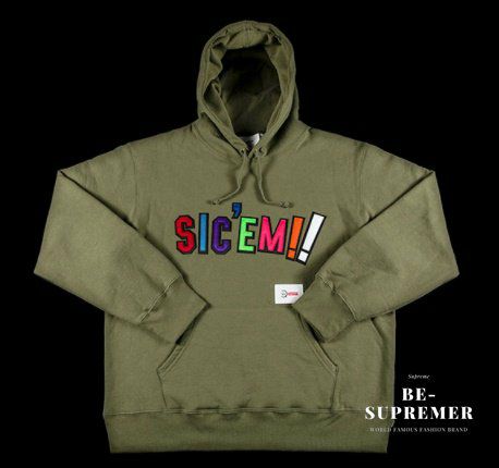 Supreme シュプリーム 21FW WTAPS Sic'em Hooded Sweatshirt ダブル