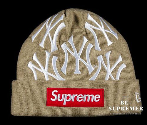 ⭕シュプリーム ニューヨークヤンキース ニューエラ ボックスロゴ ビーニー Supreme シュプリーム 21FW New York Yankees New Era Box Logo Beanie