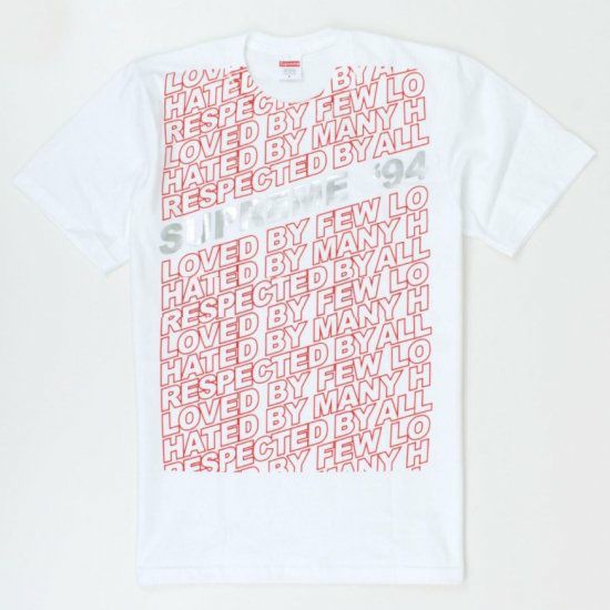 Supreme シュプリーム 22SS Respected Tee リスペクティドTシャツ