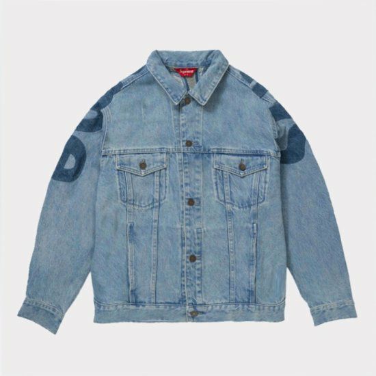 Supreme シュプリーム 22SS Inset Logo Denim Trucker Jacket イン