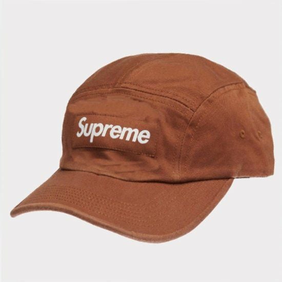 シュプリーム ウォッシュド チノ ツイル キャンプ キャップ FW22 ブラウン Supreme シュプリーム 22SS Washed Chino Twill Camp Cap ウォッシュ