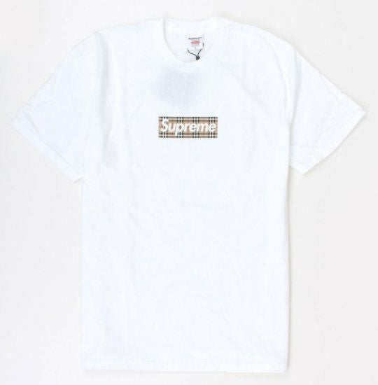 現行 BURBERRY バーバリー ロゴ Tシャツ ホワイト BURBERRY (バーバリー) フロント ロゴ 刺繍 薔薇 フロッキー使い