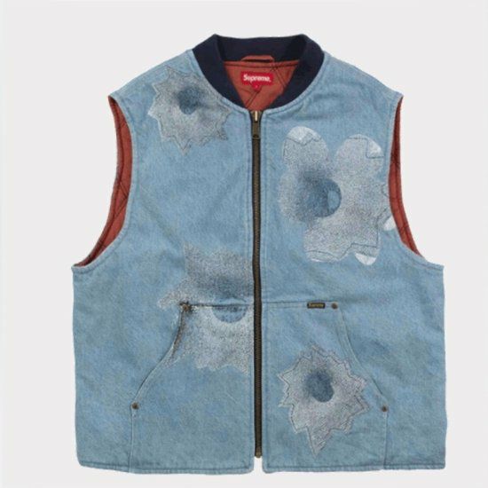 supremeネイトローマンベスト Nate Lowman/Supreme Work Vest | Supreme 22ss