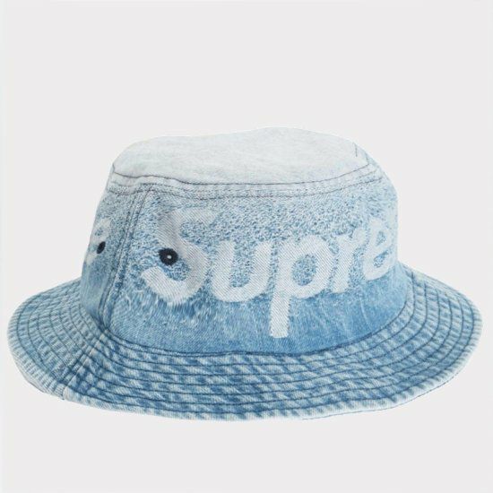 帽子 Supreme Fade Jacquard Denim Crusher Blue Supreme シュプリーム 22SS Fade Jacquard Denim Crusher Hat フェイド