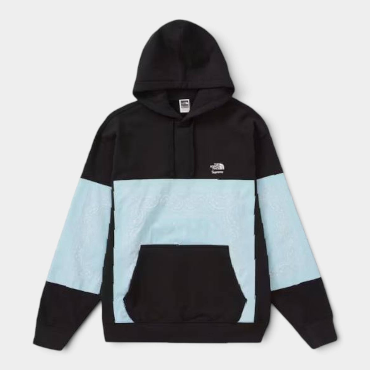 Supreme シュプリーム 22SS The North Face Bandana Hooded Sweatshirt ノースフェイスバンダナフードパーカー ブラック