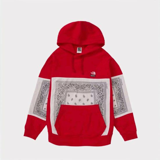 Supreme シュプリーム 22SS The North Face Bandana Hooded Sweatshirt 