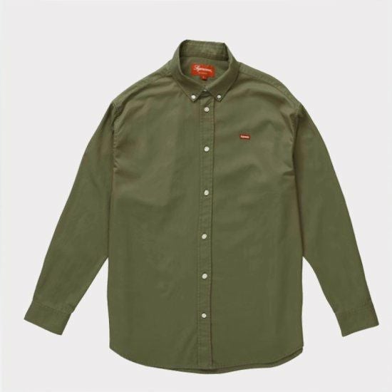 Supreme スモールボックスロゴシャツ M オリーブ Supreme シュプリーム 22FW Small Box Shirt スモールボックスシャツ
