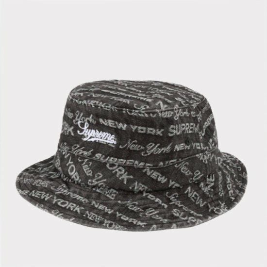 帽子 Supreme Multi Type Jacquard Denim 22aw Supreme シュプリーム 22FW Multi Type Jacquard Denim Crusher Hat