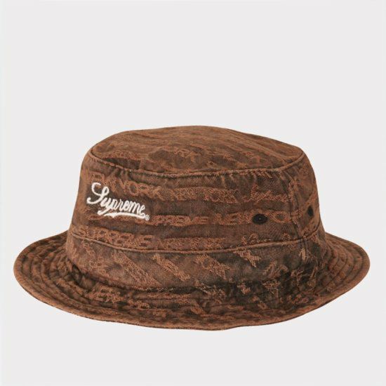 帽子 Supreme Multi Type Jacquard Denim 22aw Supreme シュプリーム 22FW Multi Type Jacquard Denim Crusher Hat