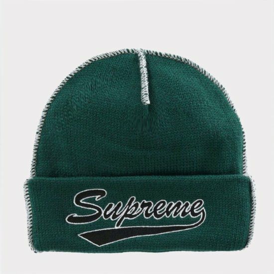 Supreme シュプリーム 2024AW Classic Logo Chunky Ribbed Beanie