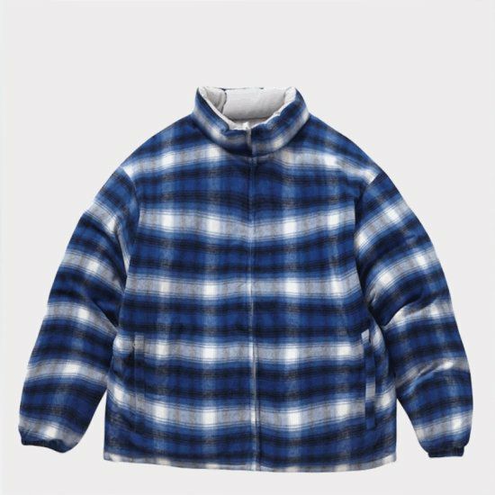 Supreme シュプリーム 2022AW Flannel Reversible Puffer Jacket