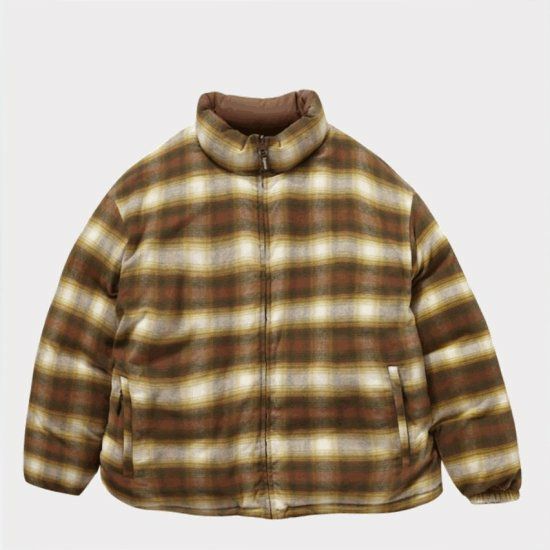 Supreme シュプリーム 2022AW Flannel Reversible Puffer Jacket