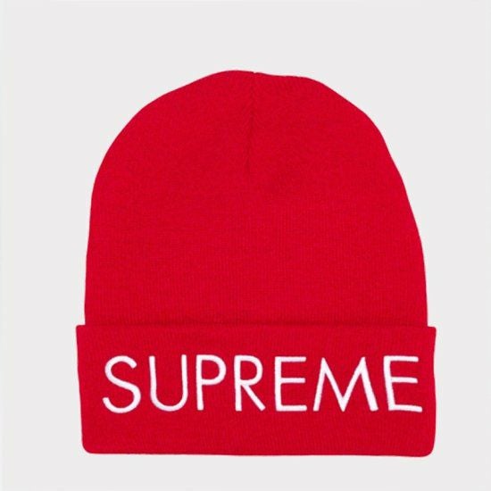 Supreme ニット帽 レッド　ラメ シュプリーム Supreme シュプリーム ニットキャップ メンズ レディース