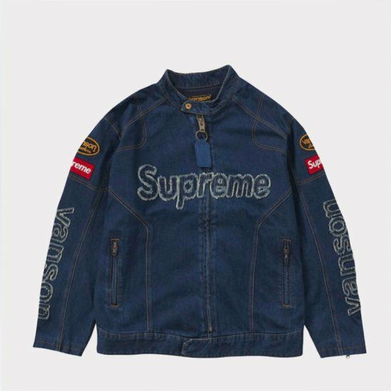 supreme×vanson シュプリーム×バンソン Supreme Vanson Leathers Perforated Bomber Jacket ジャケット