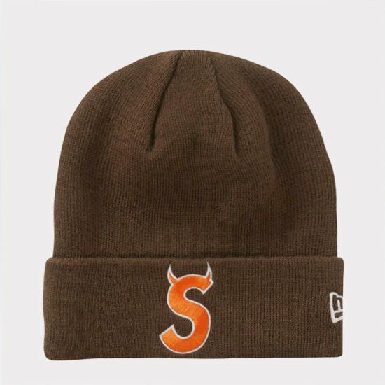 Supreme Sロゴ ニット帽 ☆Supreme☆激レア確定☆Sロゴ＋ボックスロゴニット帽☆ (Supreme