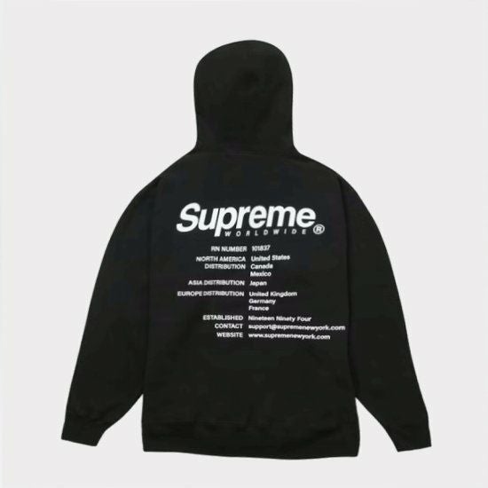 Supreme シュプリーム 2023SS Worldwide Hooded Sweatshirt ワールド 
