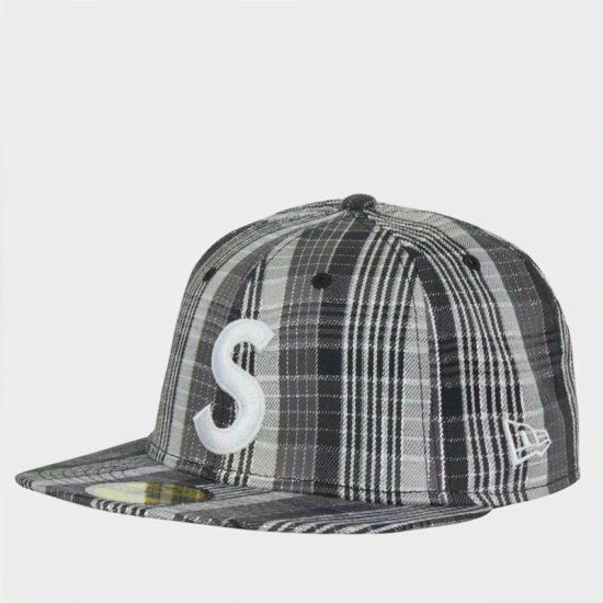 Supreme シュプリーム 2023SS Metallic Plaid S Logo New Era Cap