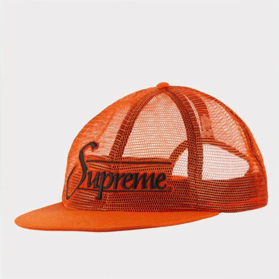 Supreme 6-Panel シュプリーム メッシュ キャップ ロゴ Cap SUPREME】Crest Mesh Back 6-Panel Cap -25FW (全5色) (Supreme
