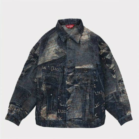 Supreme デニム　ジャケット　ジャガード　トラッカー Supreme シュプリーム 2023SS Archive Denim Jacquard Trucker Jacket