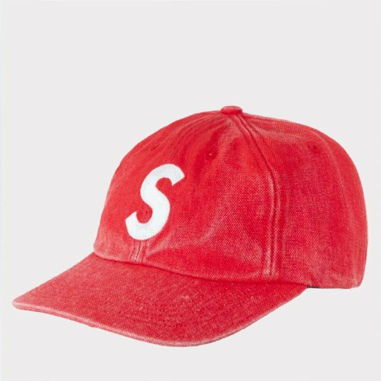 Supreme 23ss Sロゴキャップ Supreme シュプリーム 2023SS Pigment Canvas S Logo 6Pnale Cap