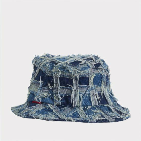 A*様 シュプリーム フレイド パッチワーク デニム クラッシャー ウォッシュト Supreme Frayed Patchwork Denim Crusher 