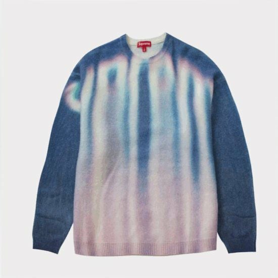 23awBlurredLogoSweaterニット セーター　supreme Supreme シュプリーム 23AW Blurred Logo Sweater ブラードロゴ